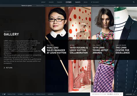 lvmh website.